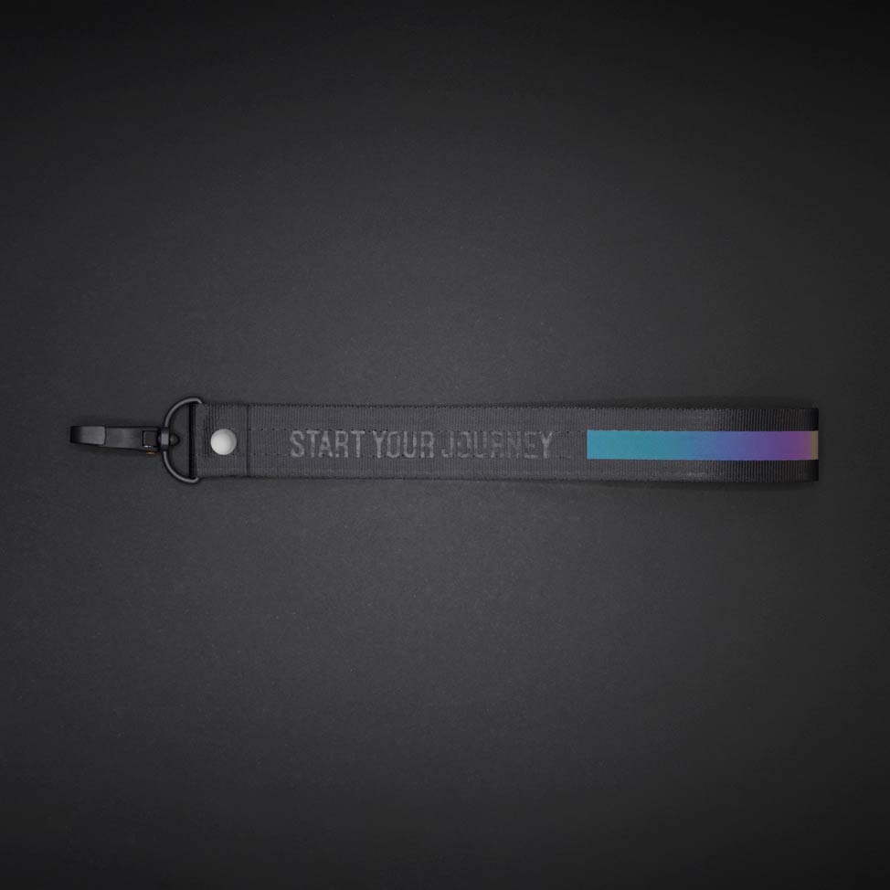  Medium Green Text Line Lanyard 