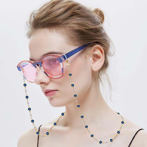 Blue Small Stone Chain