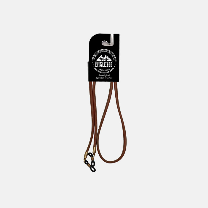 Brown Round Leather