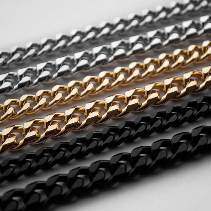 Medium Silver Cartier Woven Chain