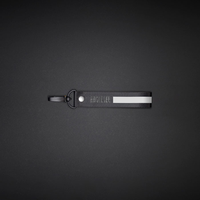 Small Silver Text Line Lanyard