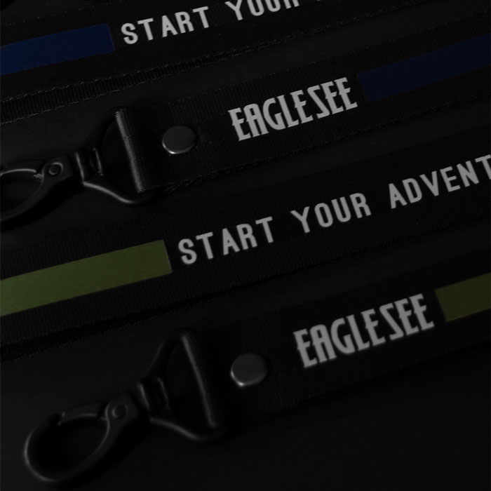 Small Black Eagle Line Lanyard