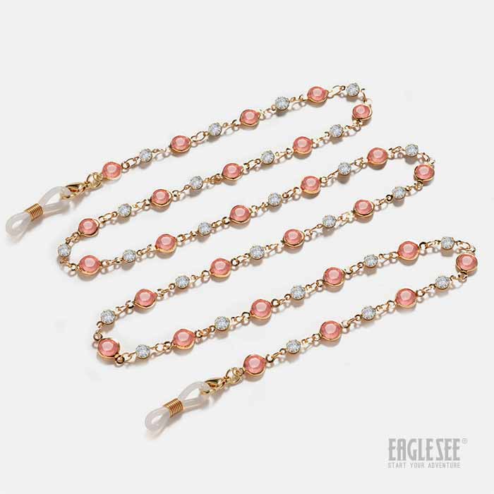 Peach Small Stone Chain
