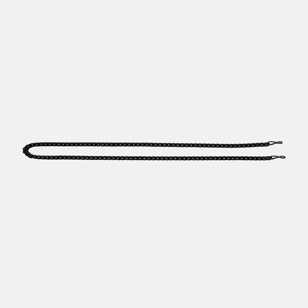 Small Black Cartier Woven chain