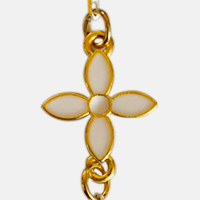 Medium White Chain+White Flower