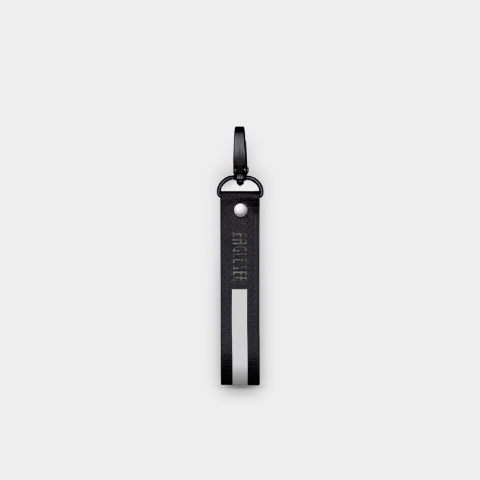 Small Silver Text Line Lanyard