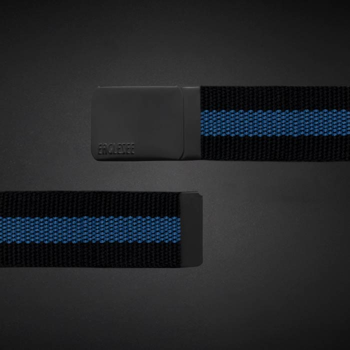 Black Blue Line Belt